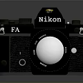 DSLR Camera Card Machine Digital Camera Digital Camera Photographic Equipment 3d model