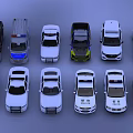 Various Types of Functional Vehicles with Different Designs and Practical Applications