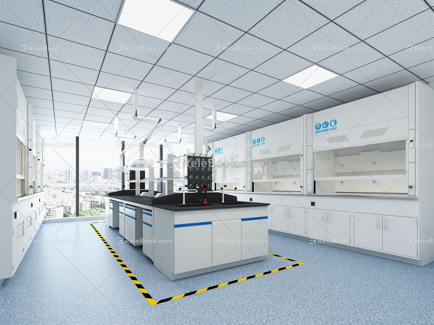 Modern Laboratory 3d model