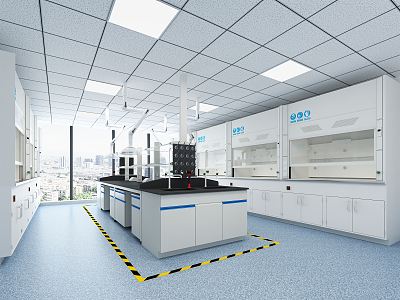 Modern Laboratory 3d model