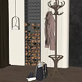 Modern hanger combination 3d model