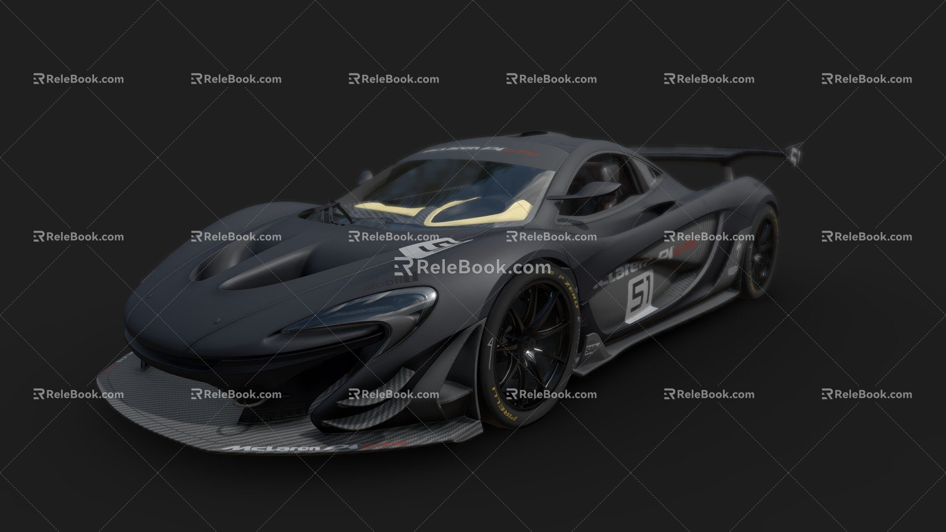 McLaren P1GTR Car 3d model