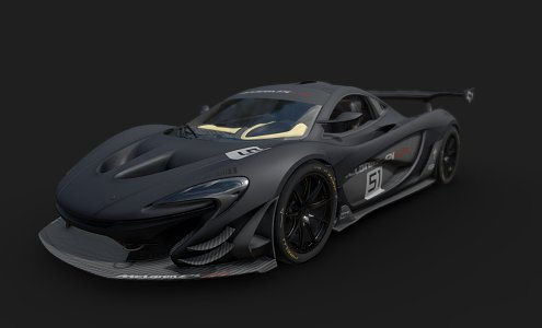 McLaren P1GTR Car 3d model