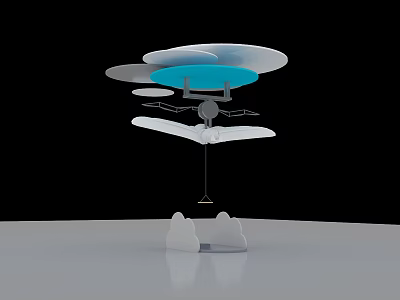 Exhibition Technology Interactive Aircraft 3d model