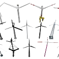 Modern wind turbine big windmill 3d model