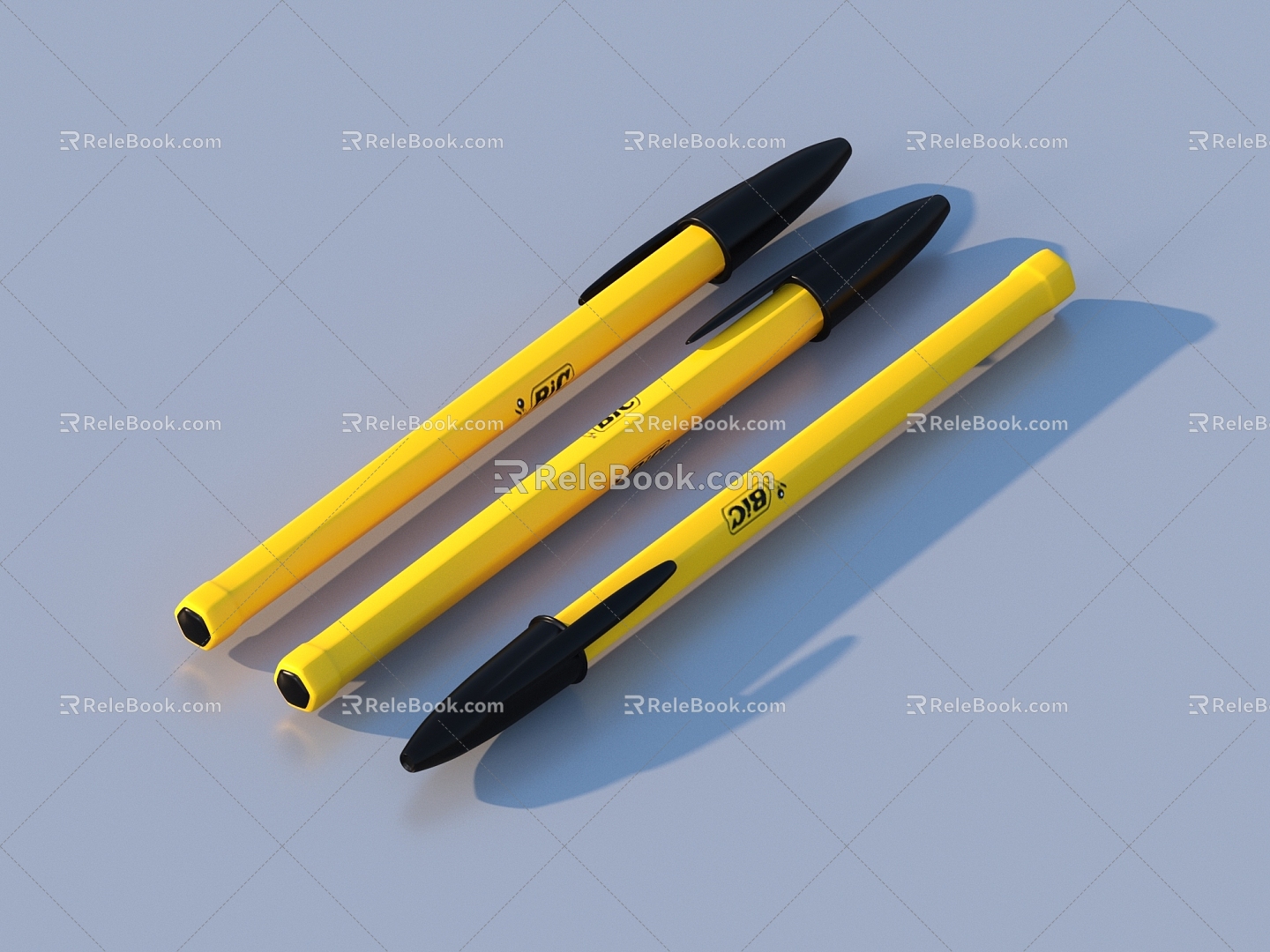 Pen Ballpoint Pen Stationery Learning Supplies 3d model