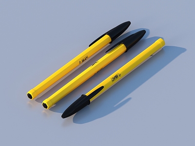 Pen Ballpoint Pen Stationery Learning Supplies 3d model