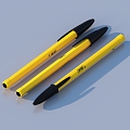 Pen Ballpoint Pen Stationery Learning Supplies 3d model