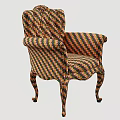 Beige Diamond Tufted Accent Chair with Black Curved Legs and Multiple Sizes