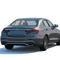 Sleek Mercedes Benz Gray Sedan Modern Exterior With Chrome Grille And Alloy Wheels