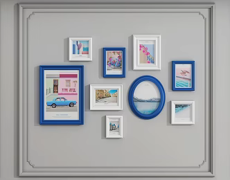 The Mediterranean Photo Wall 3d model