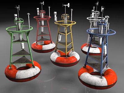 marine buoy beacon 3d model marine buoy beacon 3d model