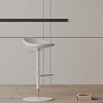 Modern Bar Chair 3d model