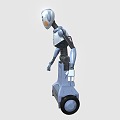 Robot Intelligent Robot Science Fiction Robot Future Robot 3d model