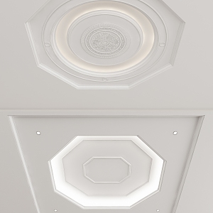 European-style ceiling 3d model