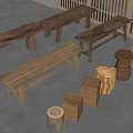 Bench 3d model