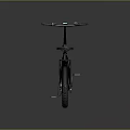 Black BYSON Bicycle With Green Seat Rear Rack And Wide Tires For Urban Riding
