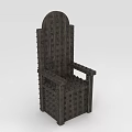 Sturdy Hardware Tools Crafted Metal Spiked Chair With Industrial Design Features