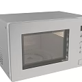 Bosch Stainless Steel Microwave With Digital Display Control Panel Buttons And Knob