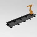 RGV Robot Industrial Orbital Manipulator Automation Manipulator 1566 3d model