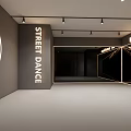 MJ Dance House Exhibition Hall With Reception Desk Sofa And Display Area