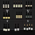 Modern Wine Ornaments Red Wine Combination 3d model