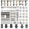 Collection of Modern Door Handles in Various Styles And Metal Finishes For Home Use