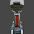 science fiction pistol 3d model