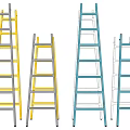 Practical Household Ladders In Various Colors For Daily Home Use