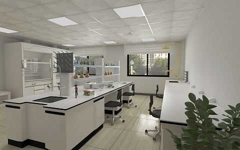 Modern Laboratory 3d model