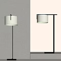 Modern floor lamp 3d model