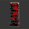 modern bus metro bus mini bus 3d model