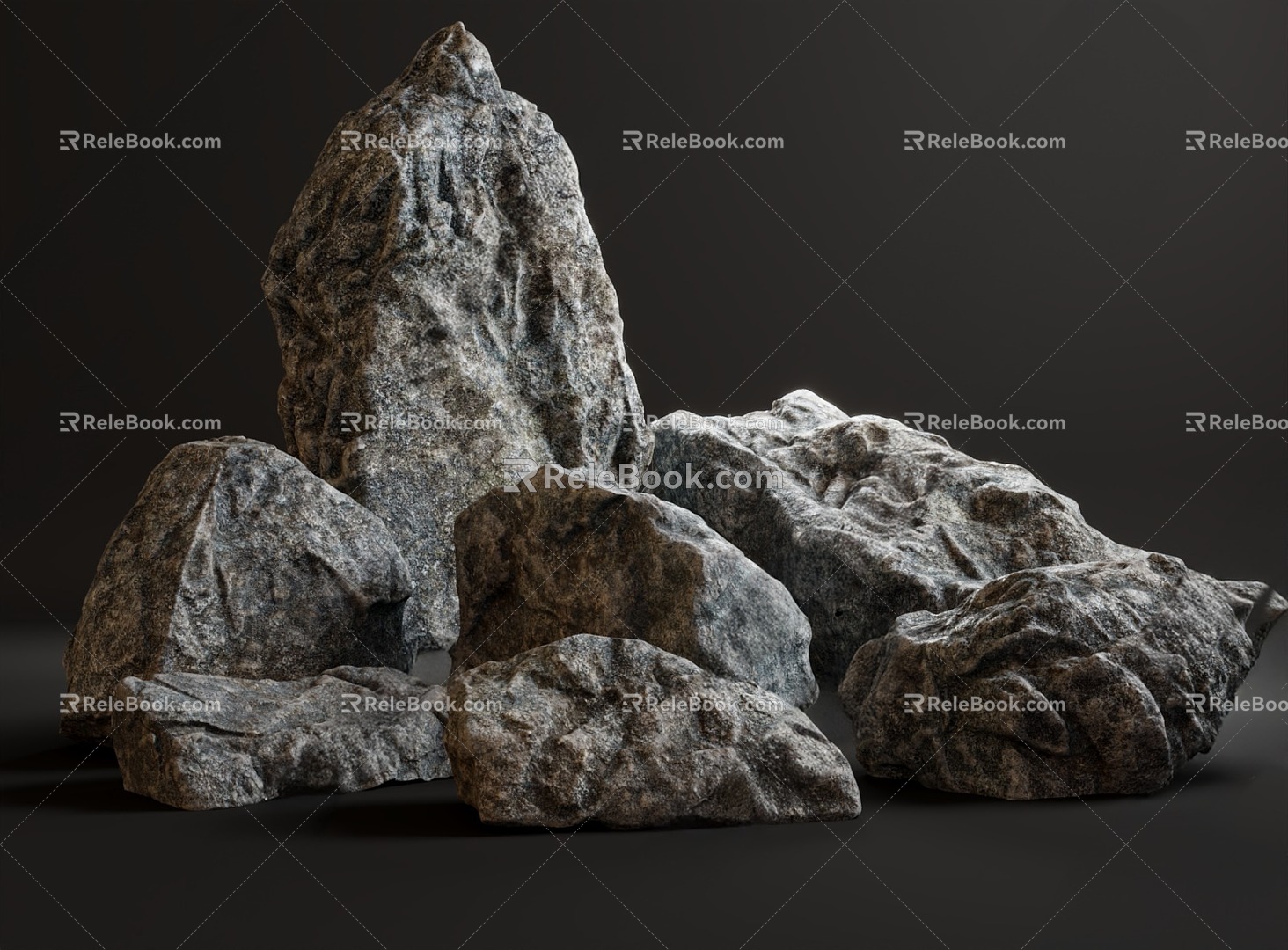 Modern Stone 3d model