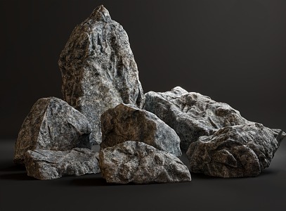 Modern Stone 3d model