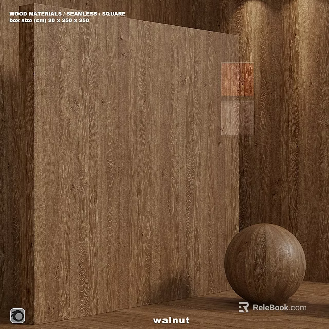 Wooden Components For Interior Walls With Natural Grain Patterns And Sphere Decor 3d model 