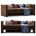 Segmented sofa 3d model