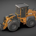 Yellow CASE 821G Heavy Duty Loader Construction Function Utility Vehicle 3d model