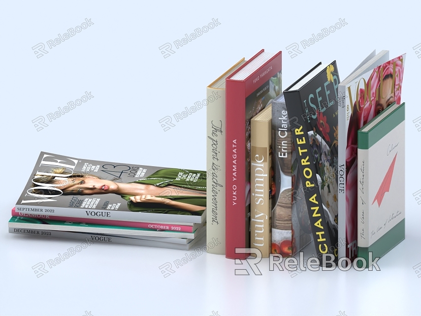 Books and Magazines Fashion Magazines Fashion Books Book Materials model