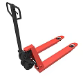 Industrial Red Manual Pallet Jack With Ergonomic Handle And Steel Forks Equipment