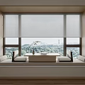 Bay window mat 3d model