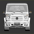 Shiny Metallic Silver SUV Vehicle Featuring Glossy Body And Large Alloy Wheels