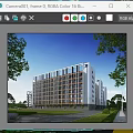 Birds Eye View Planning of Modern Residential Complex With Green Spaces and Walkways