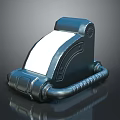 Modern Abstract Sofa With Curved Design And Sleek Black Surface For Contemporary Interior
