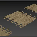 Modern Natural Wooden Flooring With Smooth Surface Grain Texture And Glossy Finish