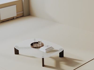 Modern coffee table model