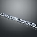 High Quality Hardware Tools Metal Chain with Interconnected Rings and Shiny Finish
