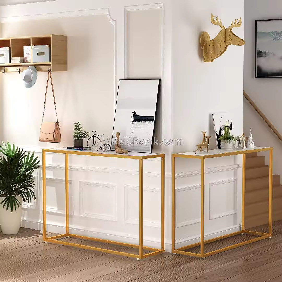 Nordic porch display rack 3d model