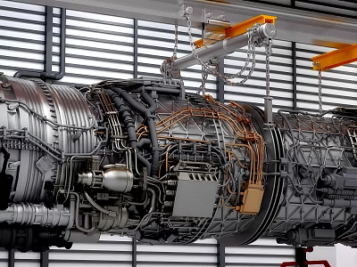 aircraft engine 3d model aircraft engine 3d model