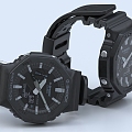 Watch Gold Watch Mechanical Watch Waterproof Watch 3d model