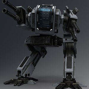 Machine Warrior 3d model